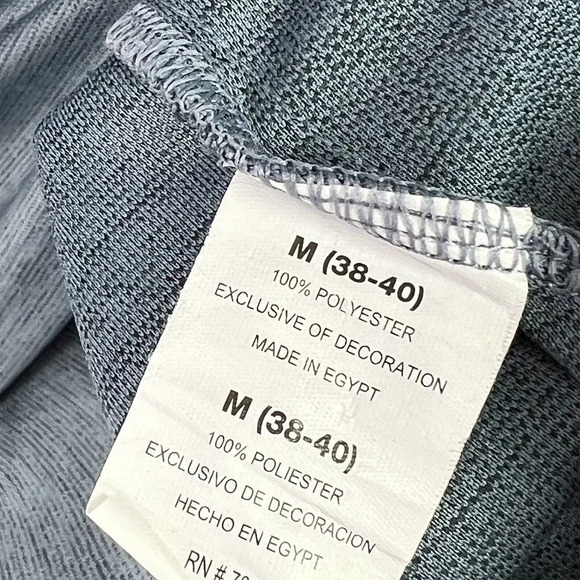 Layer 8 Men's Qwick-Dry Short Sleeve Hooded T-shirt Blue Grey Size M Medium - Picture 6 of 7